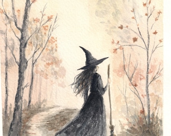 Woodland  Path Witch Print