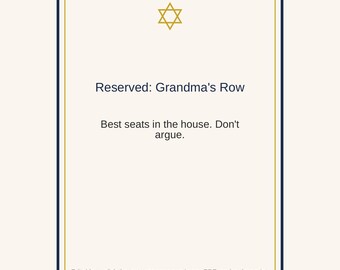 Funny Bar Mitzvah Signs Editable | 20 Printable Party Signs 5x7 8x10