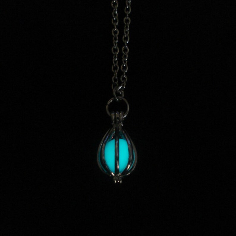 full moon necklace glow in the dark