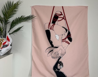 Rope Bunny Wall Hanging