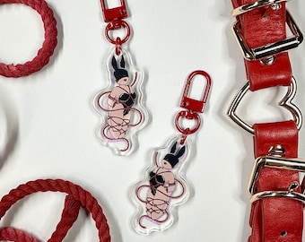 Rope Bunny Keychain