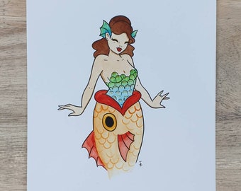 Pisces Pin-up