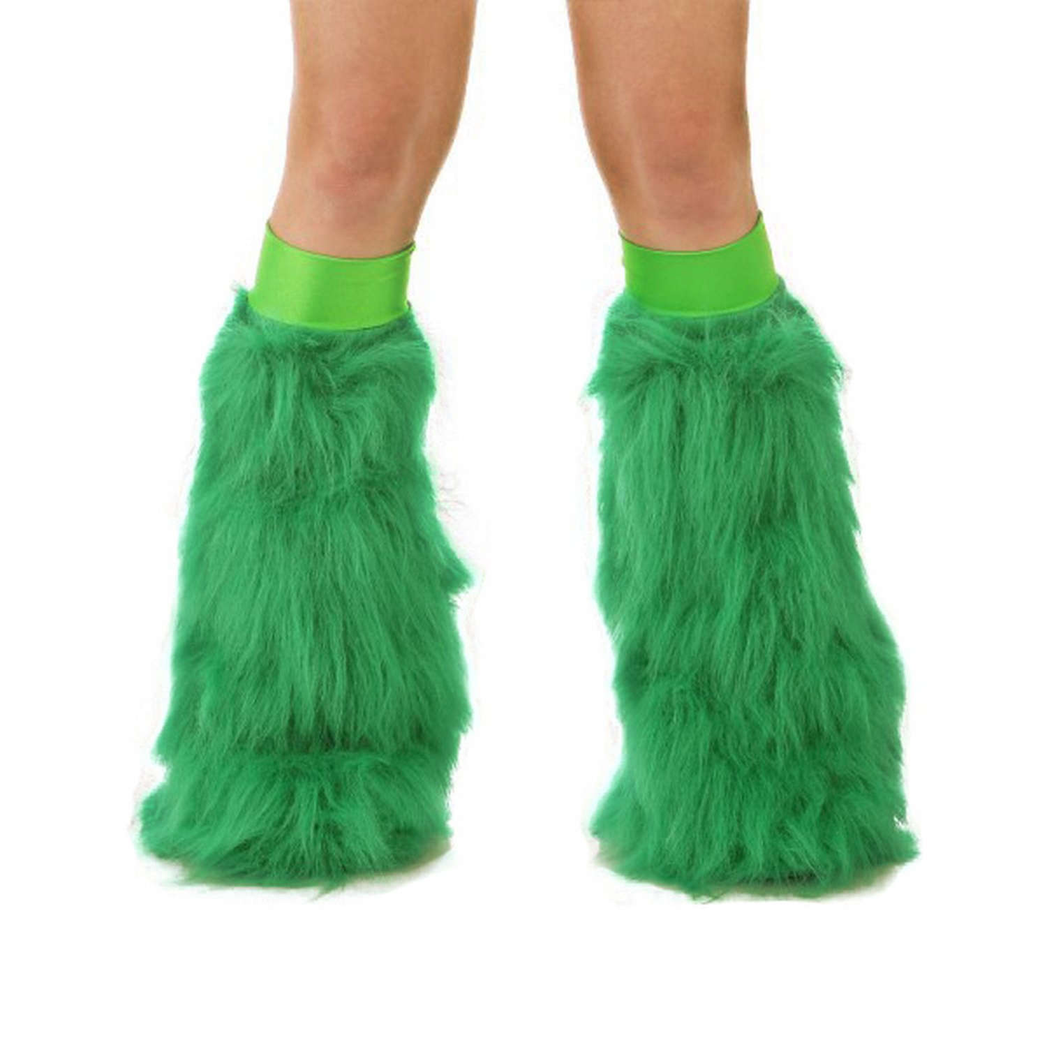 Emerald Green Rave Fluffies Fluffy Leg Warmers Furry Boot Etsy