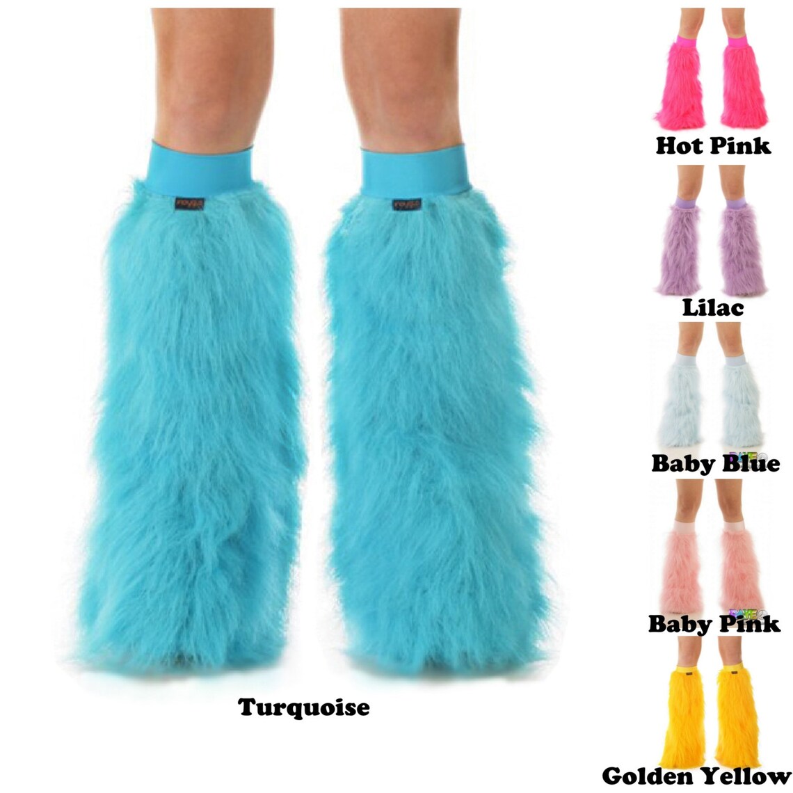 TrYptiX Rave Fluffies Furry Leg Warmers Fluffy Leg Warmers Etsy