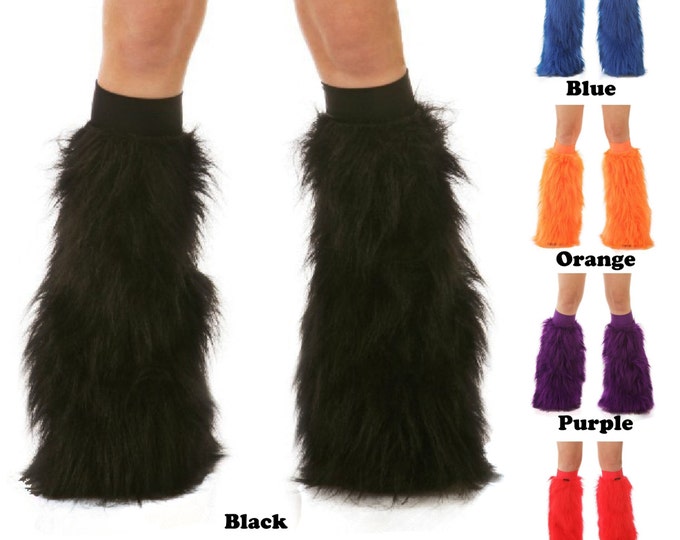 Tryptix Rave Fluffies Furry Leg Warmers Fluffy Leg Warmers Fur Boot