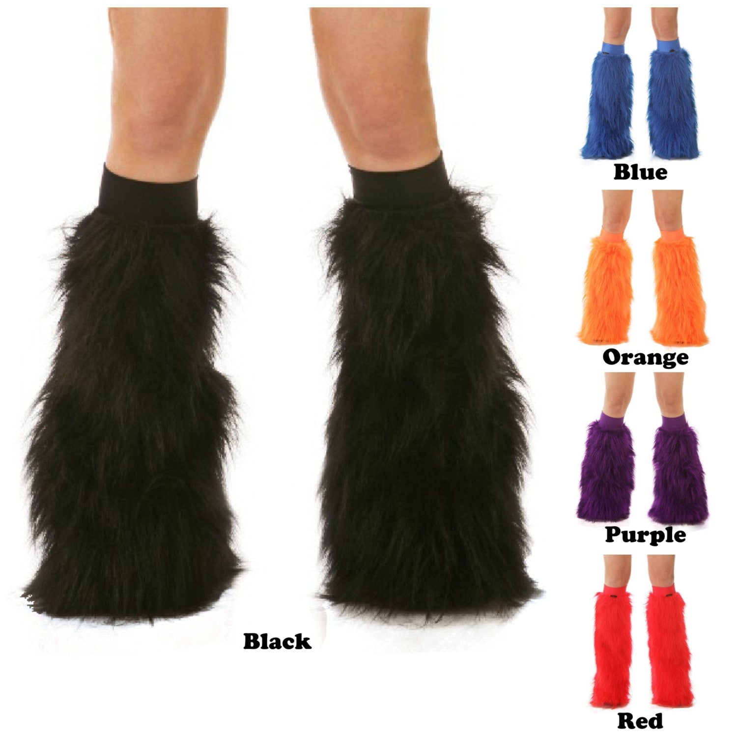 Tryptix Rave Fluffies Furry Leg Warmers Fluffy Leg Warmers Etsy