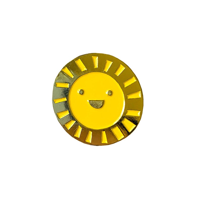 LAPEL PIN Sun image 1