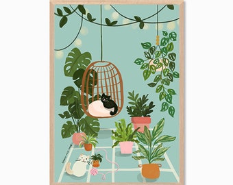 PLANTS | Botanical Home with Two Cats