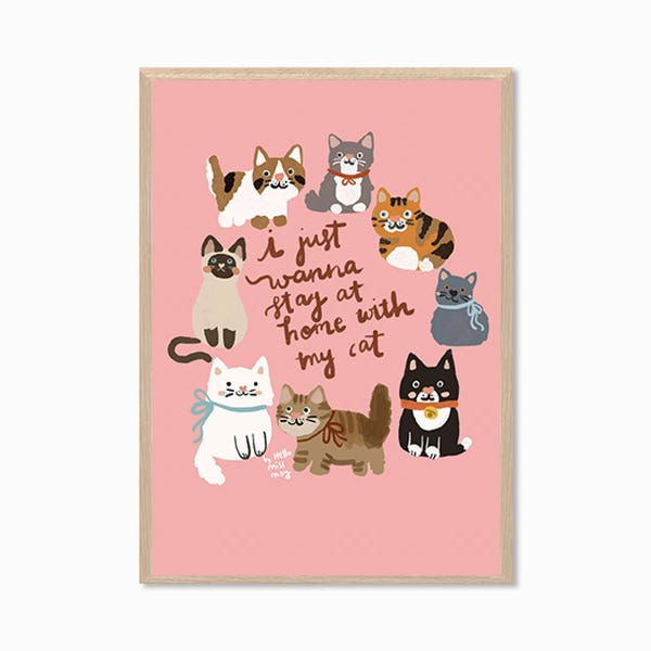 CATS | I just wanna stay at home with my cat
