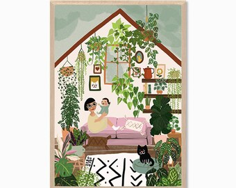 PLANT LADY | With Her Bubba Poster