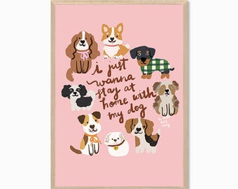 DOGS | I just wanna stay at home with my dog