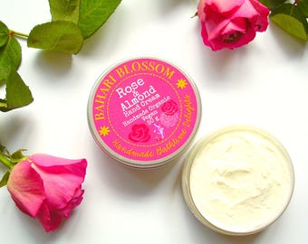 Rose & Almond Natural Nourishing Hand Cream/Balm