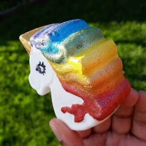 Unicorn Bath Bomb Rainbow image 6