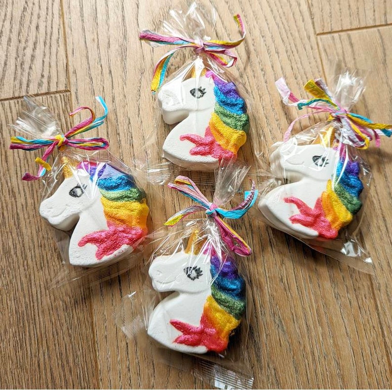 Unicorn Bath Bomb Rainbow image 7