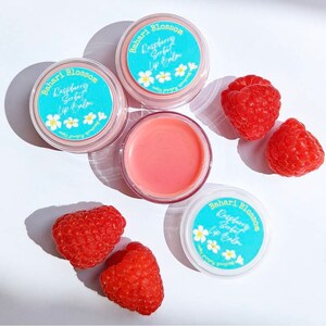 Raspberry Sorbet Moisturising Natural Lip Balm image 3