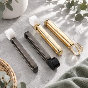 Modern Minimalist Zinc Alloy Cabinet Handle, French Luxury Wardrobe Pull (96mm Spacing)
