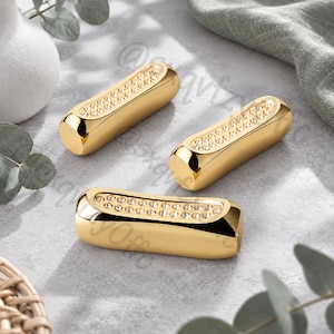 Gouden kastknop, kristallen ladeknop, luxe sieradengreep, moderne dressoirknop, glamoureuze badkameraccessoires, unieke meubelgreep