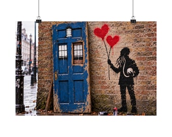 Ood Man Out | Street Art | Matte Horizontal Poster