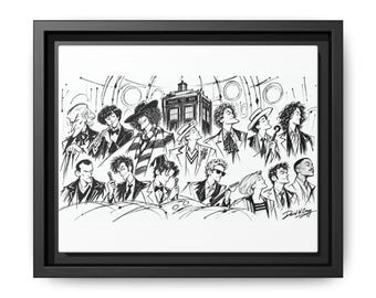 Endless Journey |  Caricature Print (Framed Canvas)