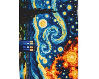 Starry Night - Timeless Flight | Velveteen Plush Blanket