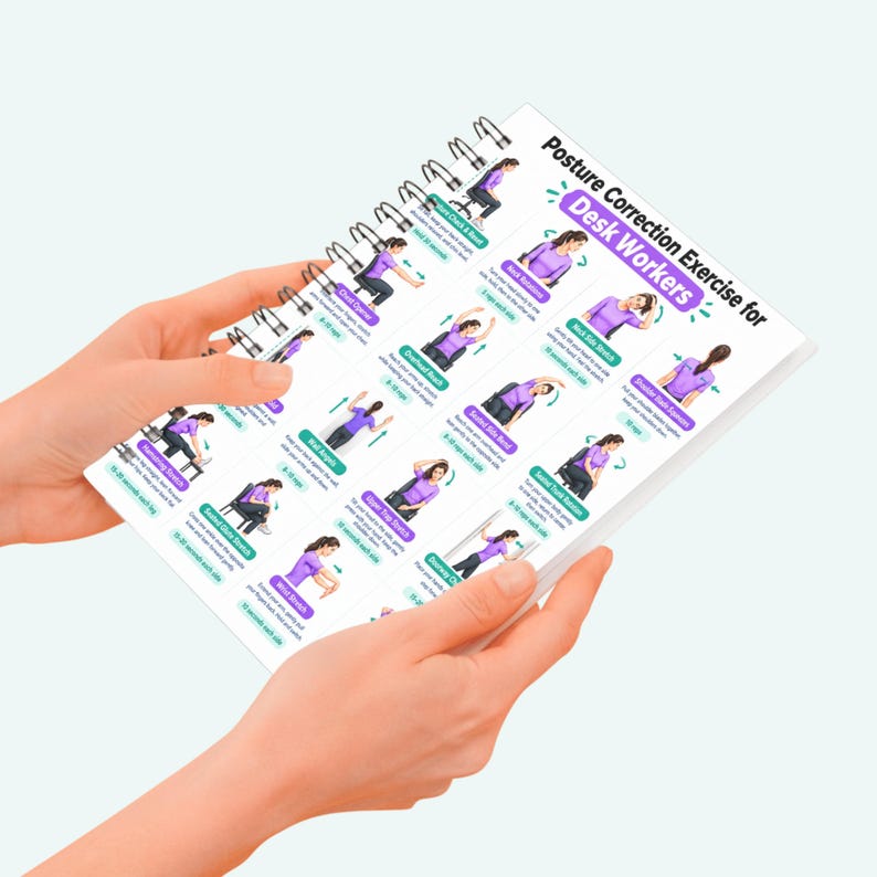 Static Stretch Routine Good Posture Exercises for Desk Workers, Posture Correction Exercise ...