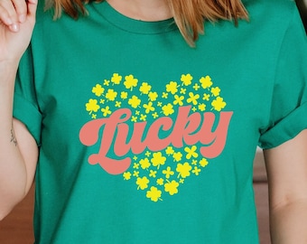 Lucky Tshirt, St. Patrick's Day T-Shirt, St. Patrick's Shirts, Tshirts, St. Patrick's Day shirt, Tshirts for St. Patrick's Day, T-Shirts