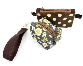 Wristlet Wallet & Coin Pouch Set | Cute Gift for Women | Purse Organizer | Handmade Wristlet