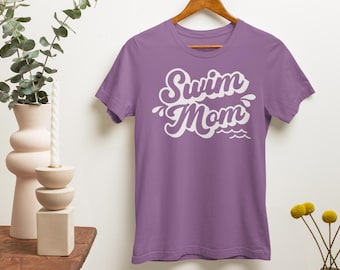 Swim Mom T-Shirt: Ringspun Cotton Comfort