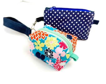 Wristlet Wallet & Coin Pouch Set | Cute Gift for Women | Purse Organizer | Handmade Wristlet