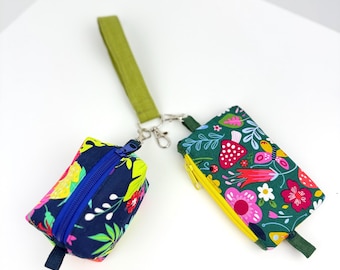 Wristlet Wallet & Coin Pouch Set | Cute Gift for Women | Purse Organizer | Handmade Wristlet