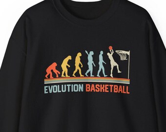 Evolution Basketball Sweatshirt, Sports Sweater, Athletics Pullover, Team Supporter, Teens Gift