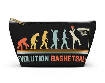 Evolution Basketball Accessory Pouch: Inspirational Gift, Makeup Bag
