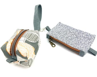 Wristlet Wallet & Coin Pouch Set | Cute Gift for Women | Purse Organizer | Handmade Wristlet