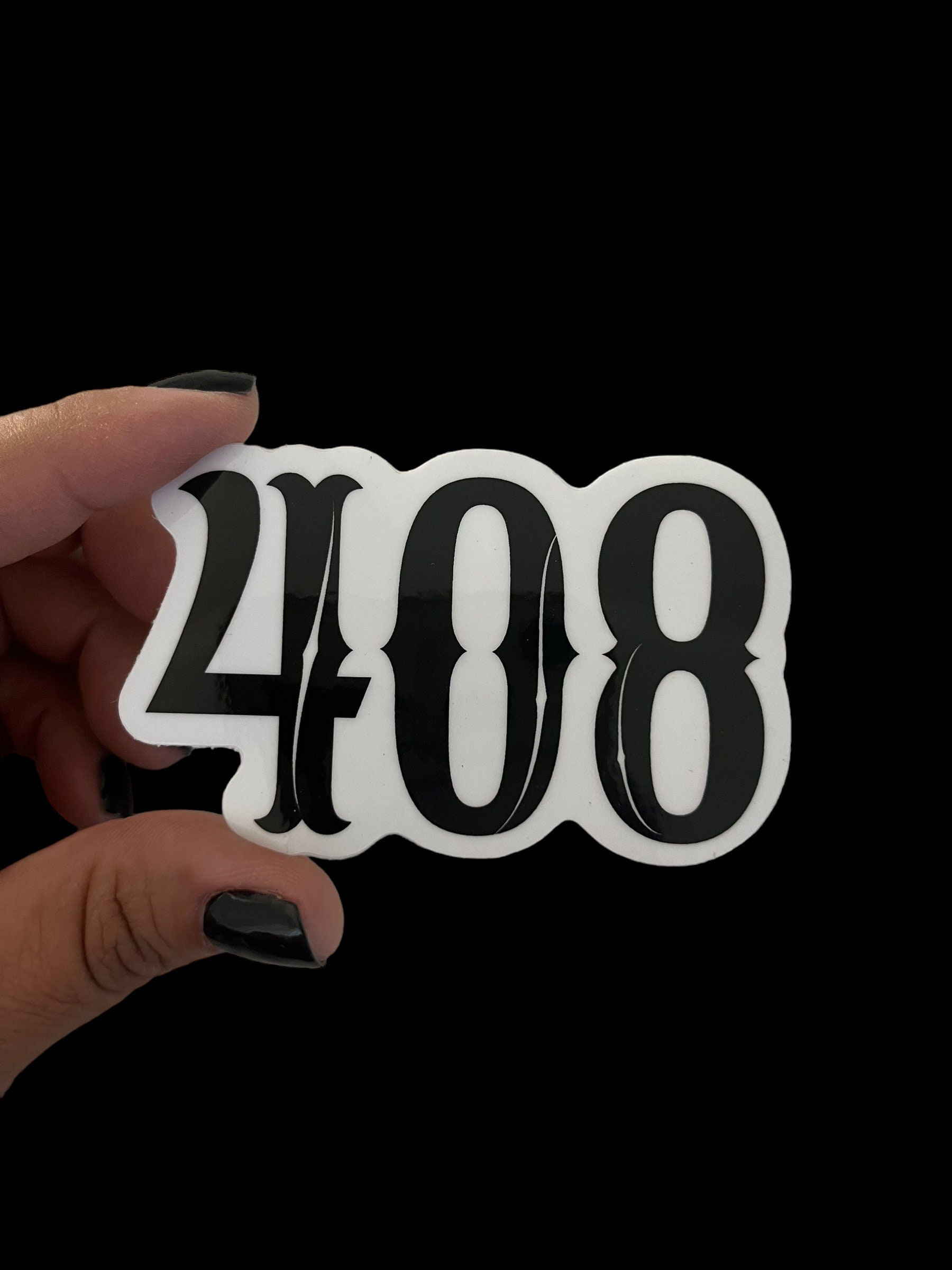 408 Bay Area Code VINYL STICKER - Etsy