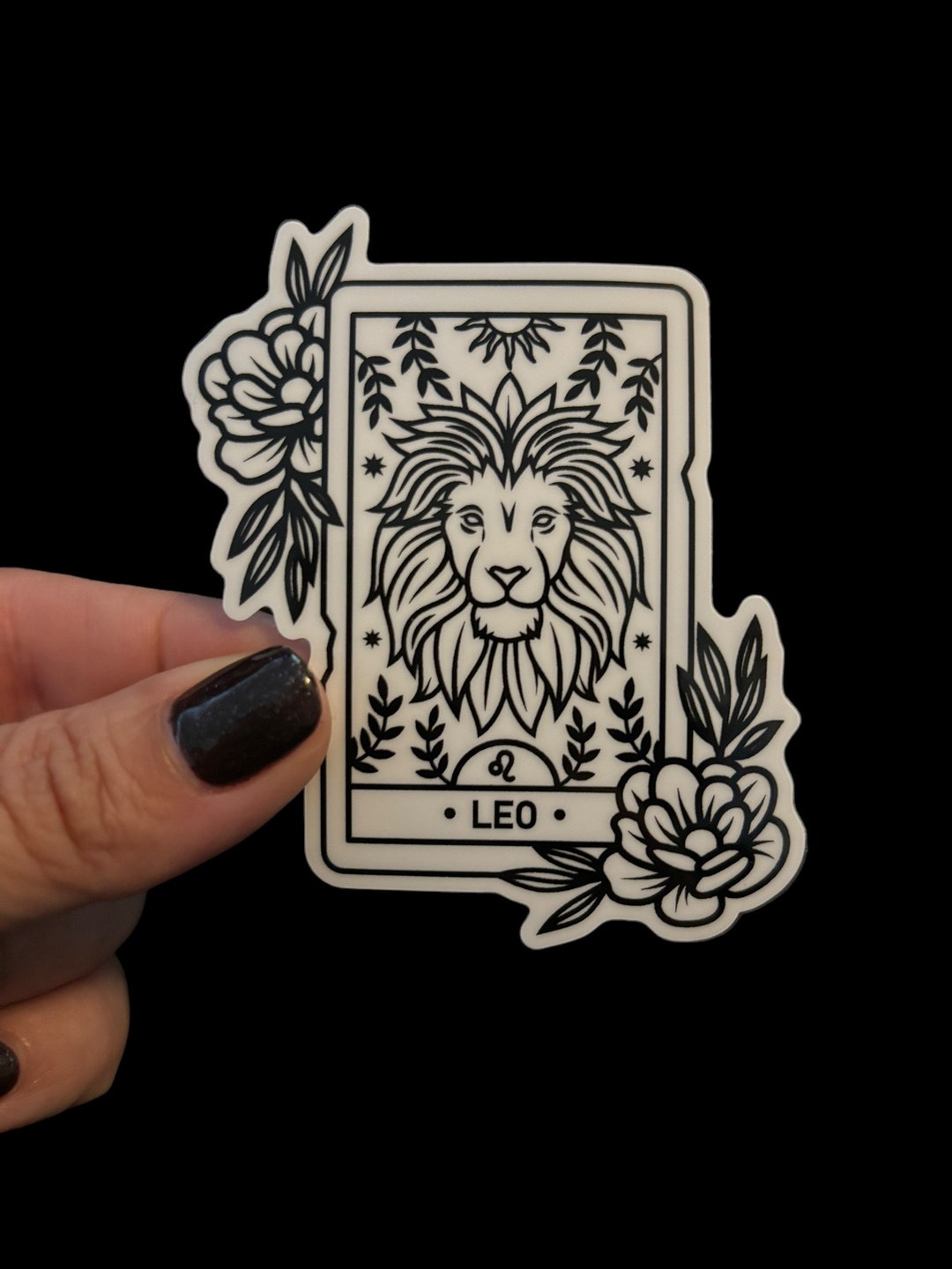 Leo VINYL STICKER - Etsy