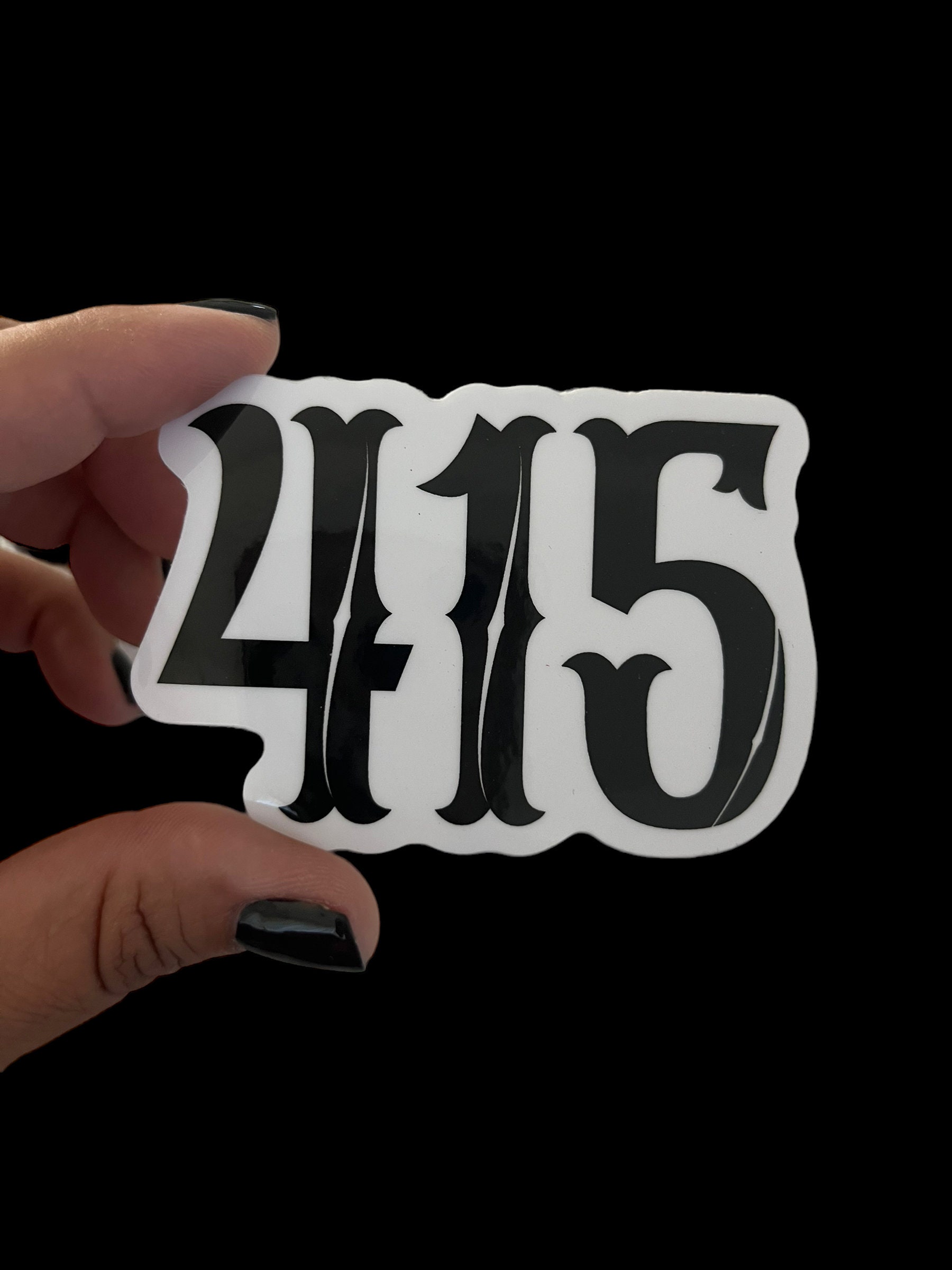 415 Bay Area Code VINYL STICKER - Etsy