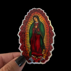 Virgen de Guadalupe (Holographic) Vinyl Sticker