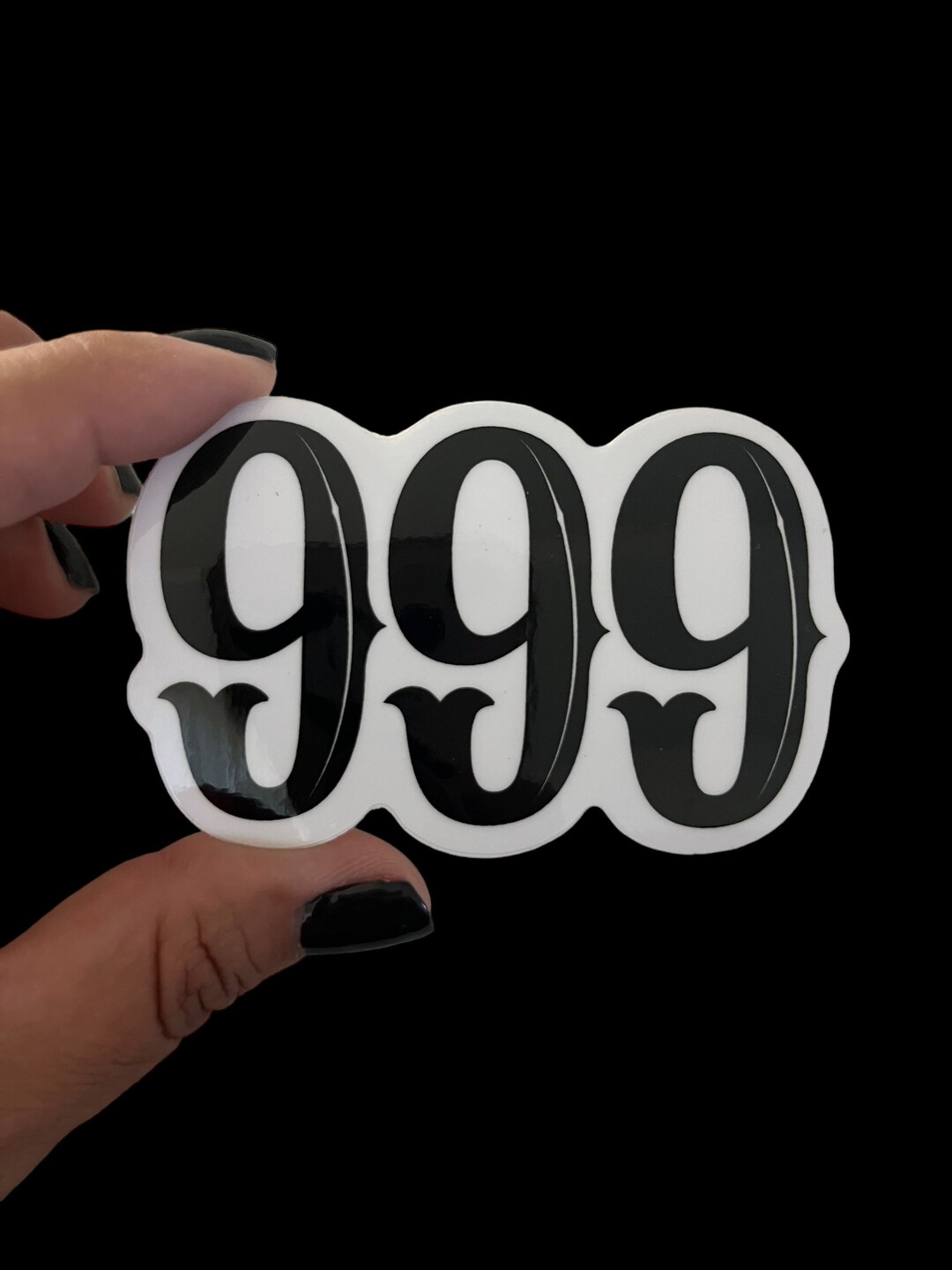 999 Angel & Spirit Number VINYL STICKER - Etsy