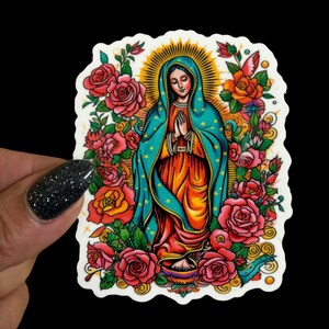 Virgen de Guadalupe (Version 2) VINYL STICKER