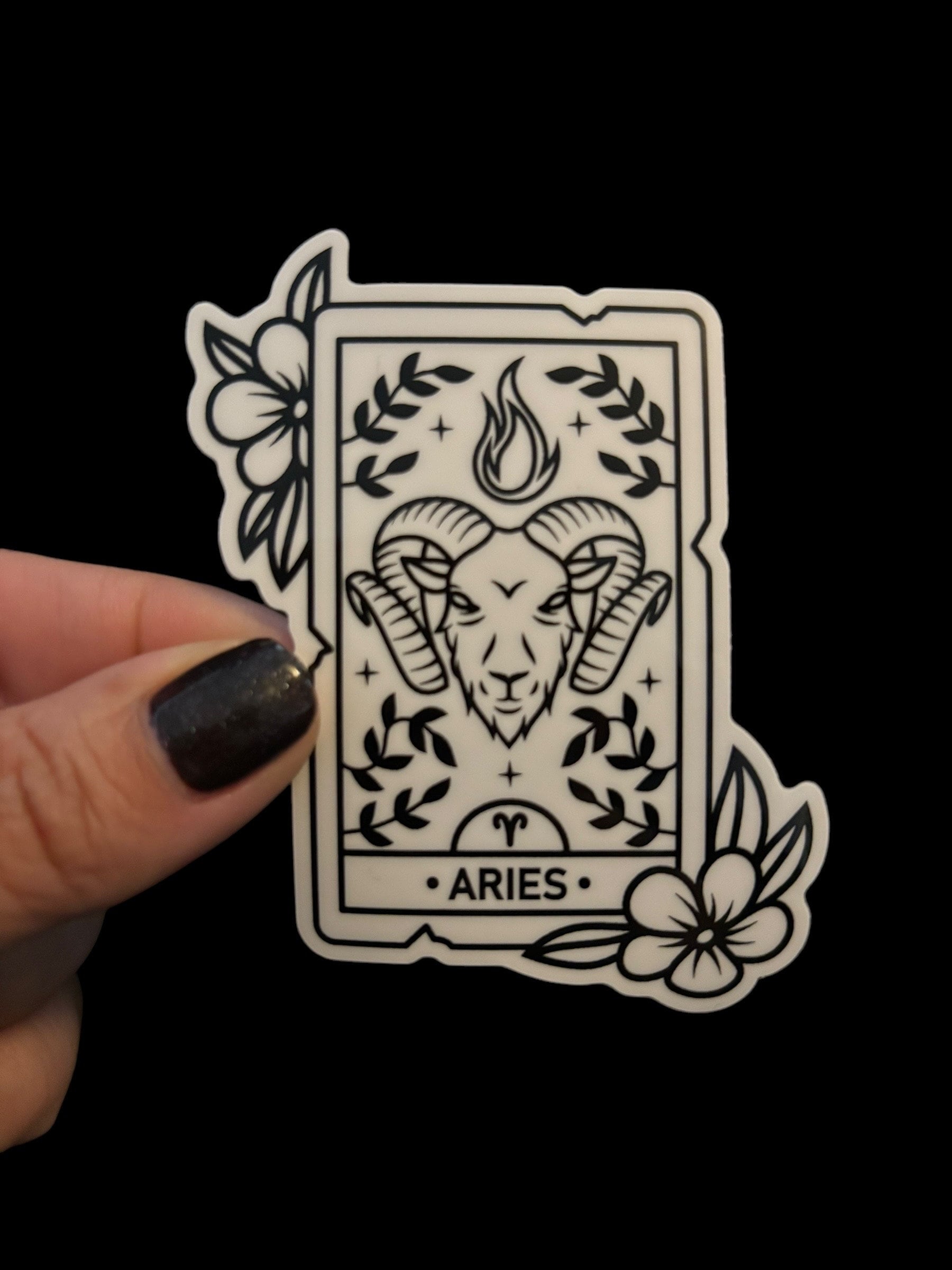 Aries VINYL STICKER - Etsy