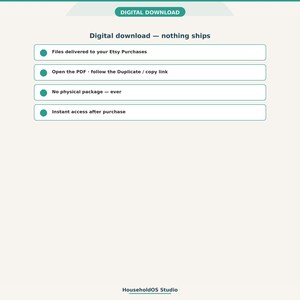 Moving Planner Notion Template: digital template preview, photo 6 of 8 (digital download, nothing ships)
