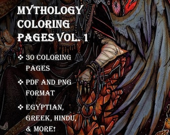 Mythology Digital Coloring Pages Vol. 1