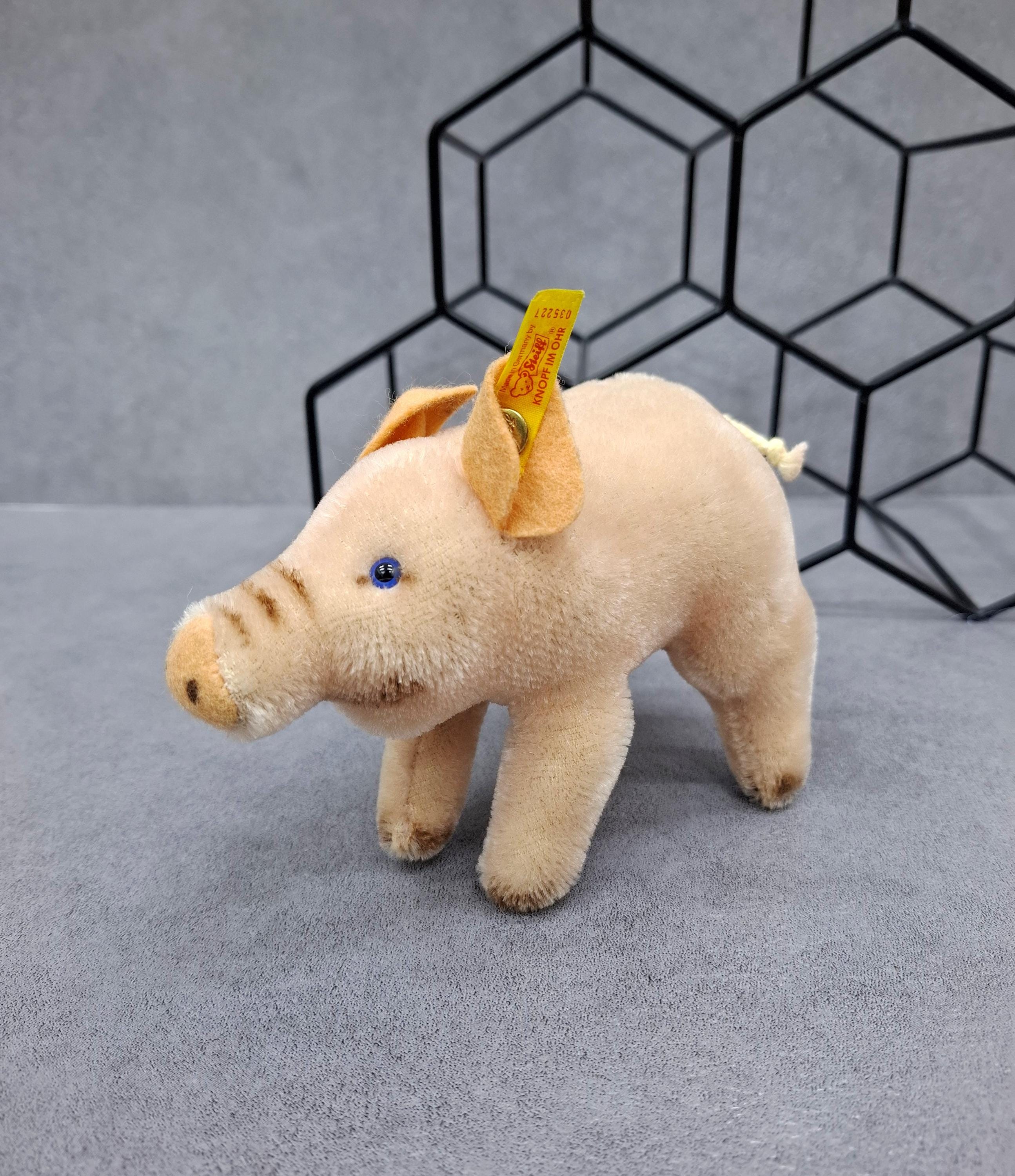 Vintage Steiff Pig - Etsy