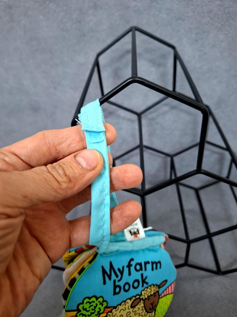 Authentic Jellycat My Farm Book Toy 5.5'', Interactive Sensory Baby Toy ...