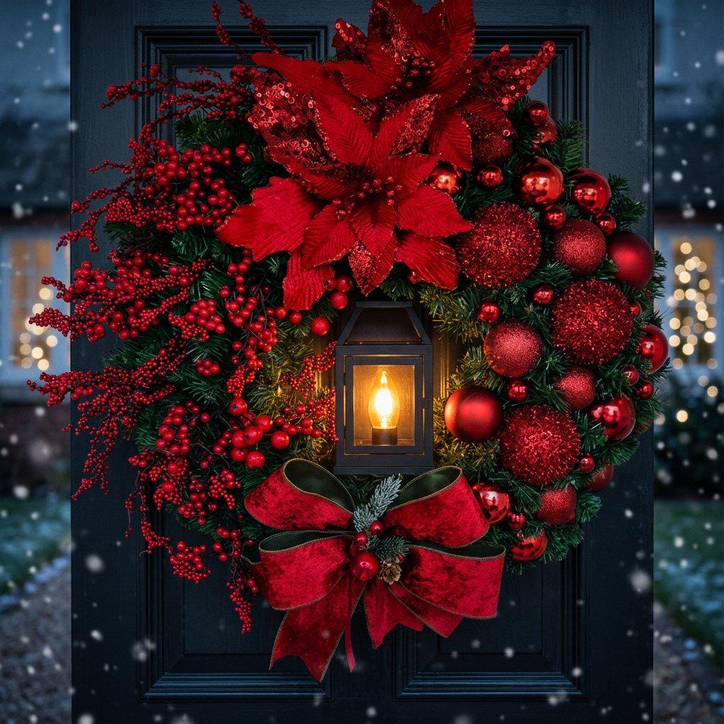 Türkranz weihnachten aussen