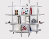 Wall bookcase design RETENTO ROUND PM