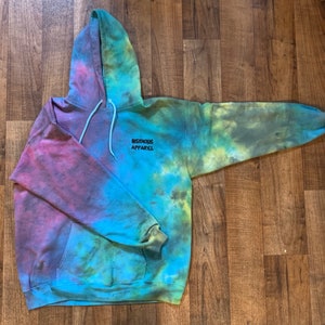 Crumple Dye Hoodie - tie dye hoodie