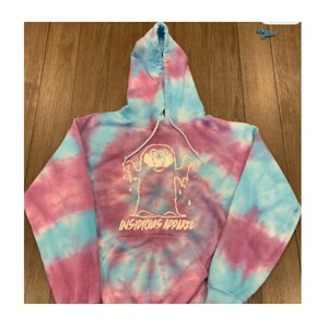 Purple/blue spiral Monster Hoodie “swirl”