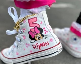 Custom “Little Kids”  Converse ALL STAR High Tops | personalized shoes | converse | character, band, team, logo shoes