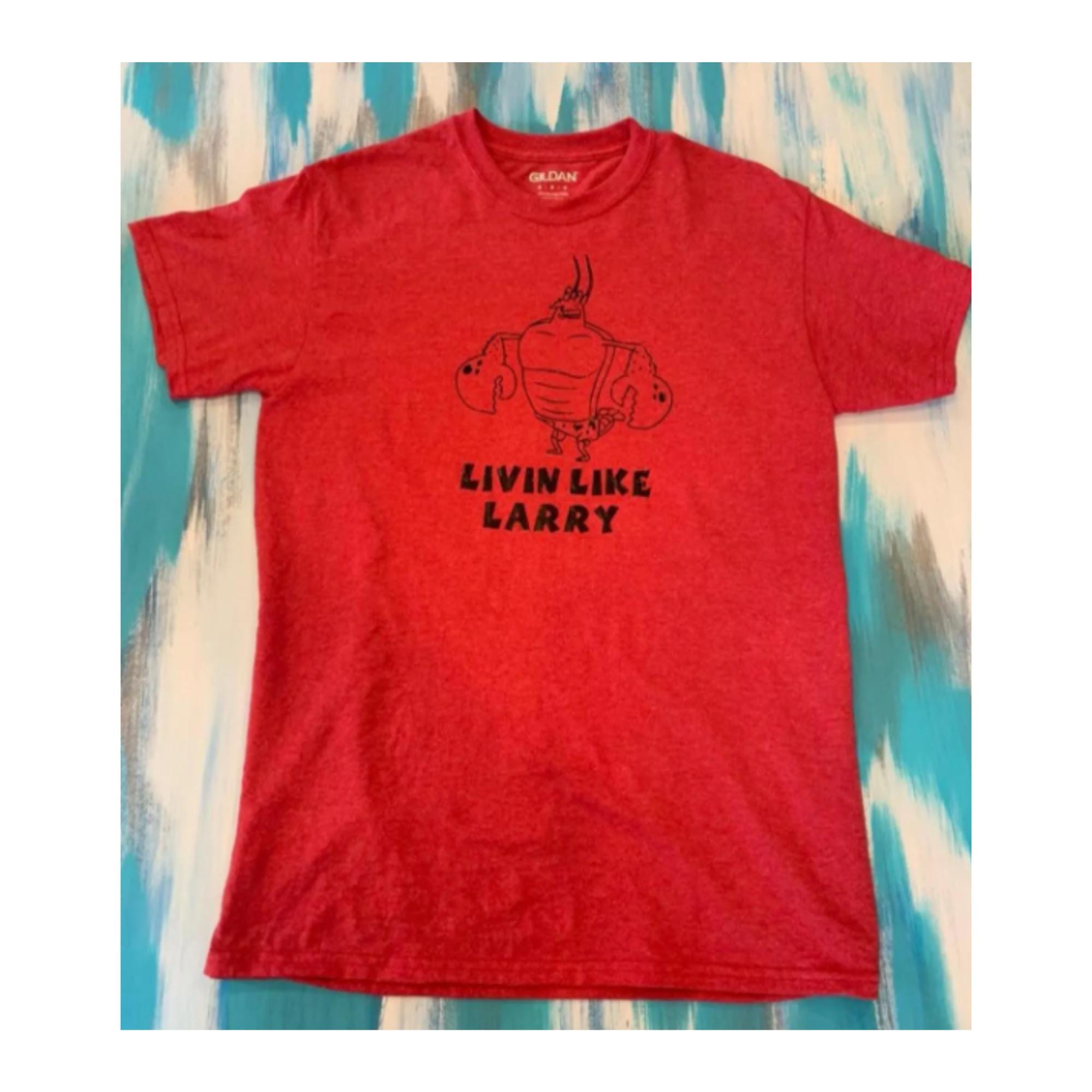 Livin Like Larry T-shirt Funny Lobster - Etsy